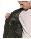 Suede Leather Bomber Jacket - Napoli | Leather Trend