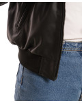 Bomber Uomo Nero in pelle - Marcello | Leather Trend