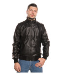 Bomber Uomo Nero in pelle - Marcello | Leather Trend