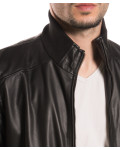 Bomber Uomo Nero in pelle - Marcello | Leather Trend