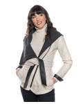 Giacca Donna Avorio in Pelle - Colima | Leather Trend