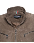 Women's Mud Suede Biker Jacket - Kelly | Leather Trend