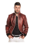 Bomber uomo modello Kiwey – Argo | Leather Trend