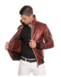 Bomber uomo modello Kiwey – Argo | Leather Trend