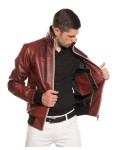 Bomber uomo modello Kiwey – Argo | Leather Trend
