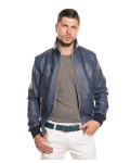 Bomber uomo modello Kiwey – Argo | Leather Trend