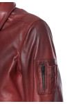 Bomber in pelle da uomo - Leo | Leather Trend