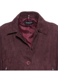 Bomber in Camoscio da Donna Bordeaux - Polo | Leather Trend