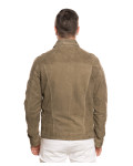 Giacca in Camoscio da Uomo Tortora - Roberto | Leather Trend