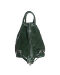 Marsiglia model waist bag in Green color, made of 100% genuine leather and entirely manufactured in Italy.