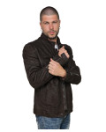 Biker Nabuk Testa di Moro in Pelle Oil - Alfonso | Leather Trend