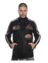 Biker in Pelle Antichizzata da Uomo Nero – Axel | Leather Trend