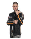 Biker in Pelle Antichizzata da Uomo Nero – Axel | Leather Trend