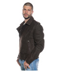 Men's Nubuck Leather Perfecto - Armando | Leather Trend