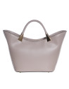 Women's Beige Leather Bag - Clara | Leather Trend