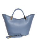Women's Blue Leather Bag - Clara | Leather Trend