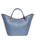Women's Blue Leather Bag - Clara | Leather Trend