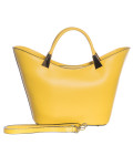 Women's Yellow Leather Bag - Clara | Leather Trend