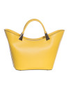 Women's Yellow Leather Bag - Clara | Leather Trend