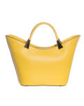 Women's Yellow Leather Bag - Clara | Leather Trend