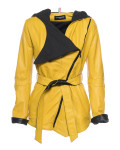 Giacca Donna Gialla in Pelle - Colima | Leather Trend