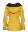 Giacca Donna Gialla in Pelle - Colima | Leather Trend