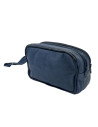 Borsello Piccolo  uomo in vera pelle 100% made in Italy mod. Travellino Bis Blu