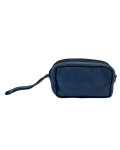 Borsello Piccolo  uomo in vera pelle 100% made in Italy mod. Travellino Bis Blu