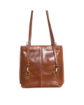 Women’s bag mod. Irene Brown genuine leather 100% Made in Italy