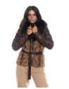 Womens' leather and fur jacket - Adriana | Leather Trend