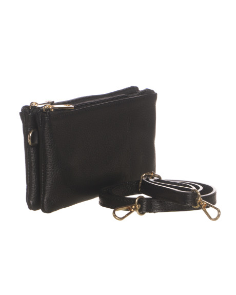 Borsa Donna Nera in Pelle - Ligu | Leather Trend