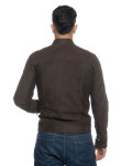 Giacca Biker Uomo Testa di Moro in Pelle Nabuk - U06 | Leather Trend
