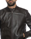 Giacca Uomo Testa di Moro in Pelle – U08 | Leather Trend