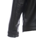 Men’s jacket mod. U010 Dark Brown in real leather 100% made in Italy