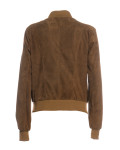Women's Suede Bomber Jacket – Malesia | Leather Trend