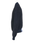 Bomber Uomo Blu in Pelle Camoscio – David | Leather Trend