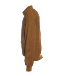 Bomber uomo in pelle camoscio – Milo | Leather Trend