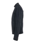 Men's jacket mod. U010 in genuine blue suede leather 100% made in Italy