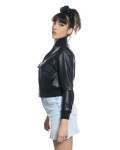 Giacca in pelle donna mod. Bomber Lisa in vera pelle 100% made in Italy