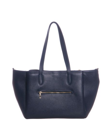 Women's Blue Leather Bag - Reda | Leather Trend