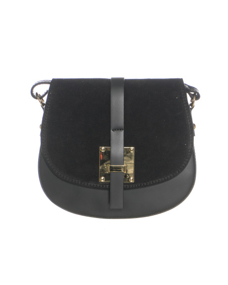Jole – Black Leather Shoulder Bag for Women