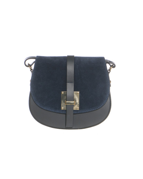 Jole – Blue Leather Shoulder Bag for Women