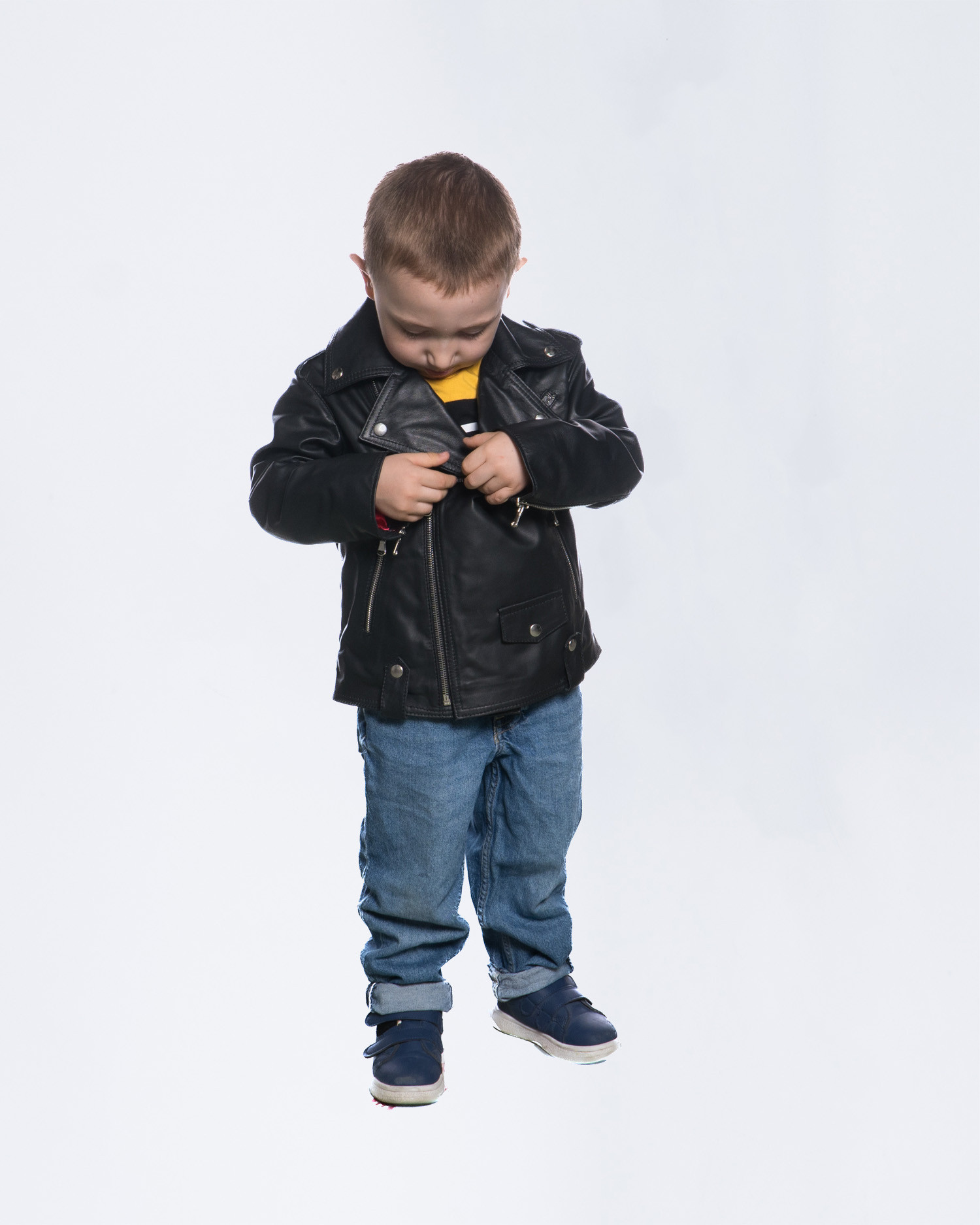 Andrea Chiodo Bambino Nero in vera pelle