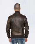 Bomber Uomo Testa di Moro in Pelle – David | Leather Trend
