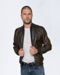Bomber Uomo Testa di Moro in Pelle – David | Leather Trend