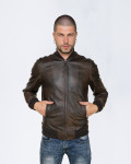 Bomber Uomo Testa di Moro in Pelle – David | Leather Trend