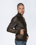 Bomber Uomo Testa di Moro in Pelle – David | Leather Trend