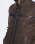 Giacca in pelle e montone da uomo - James | Leather Trend