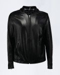 Men's Black Leather Jacket – U09 | Leather Trend
