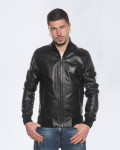 Bomber Uomo Nero in Pelle – David | Leather Trend